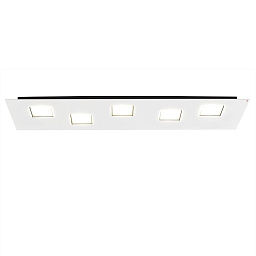 F38G11 01 Fabbian Quarter потолочный светильник с узким корпусом и направленным светом IP40