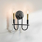 Capitol Hill 10.75" 2 Light Wall Sconce Black настенный светильник 52308BK Kichler — фото 2