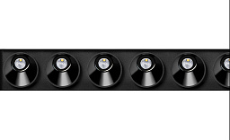 BLACK FOSTER ASYMMETRIC TRIMLESS 10 потолочный встраиваемый светильник, Arkoslight