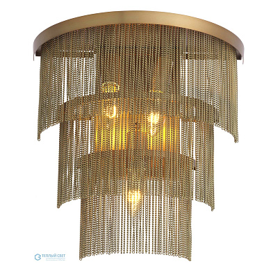 настенный бра с многоуровневыми подвесными элементами