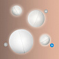 PLNELL60FBXXE27 Axolight Nelly 60 AP PL круглый настенно-потолочный светильник белый — фото 1