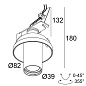 24121 9220 B Delta Light SPY 39 TRIMLESS Утопленный точечный светильник — фото 1