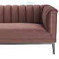 111386 Sofa Raffles roche faded rose velvet  Eichholtz