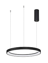 Triac Dimmable Sandy Black Aluminium & Acrylic LED 38 Watt 220-240 Volt 2175Lm IP20 2700K D: 50 H: 150 cm