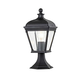 BAYVIEW-3M-BK Elstead Bayview уличный фонарь на пьедестале с многогранным стеклянным плафоном