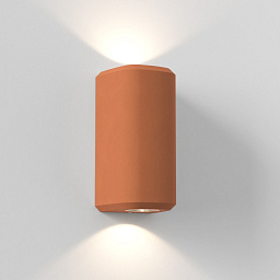 Уличный настенный светильник Astro Lighting Brixham Twin терракотовый бетон