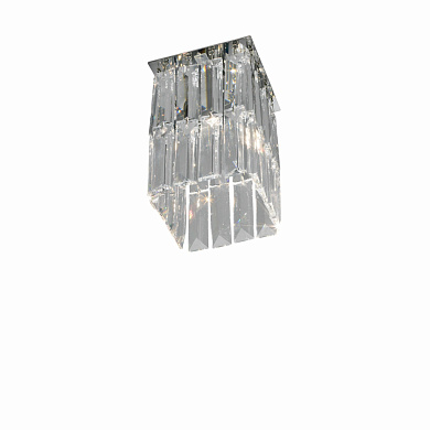 точечный светильник круглый хром