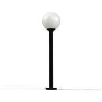 Moon N° 10; Opal PMMA E27 105W; Dark black