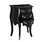 109593 Side Table Montfort piano black finish SIDE TABLES Eichholtz