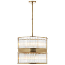 Allen Large Chandelier натуральная латунь и стеклянные стержни