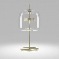 Настольная лампа JUBE P CRYSTAL, прозрачная, матово-золотая, 2 L2415 CE