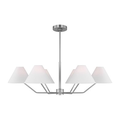 Люстра Visual Comfort Burke, матовая сталь DJC1016BS
