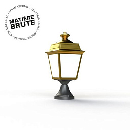 151012072 Roger Pradier Place Des Vosges Tradition садовый светильник-столбик с фонарным плафоном золотистого цвета