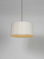 GT5: LAMPSHADE: NATURAL RIBBON. METALLIC SISISÍ CANOPY: TEXT