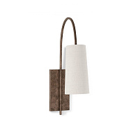 Willow Bathroom Wall Light Burnt Silver Porta Romana