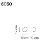 605023/10 Vibia Suite 12 стеклянных рассеивателей - настенный светильник 6050 — фото 2