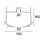 SPM52 - PROFILE 1m B черный Delta Light IMP — фото 1