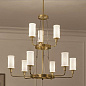 Vetivene 9 Light Chandelier Natural Brass люстра 52452NBR Kichler — фото 2
