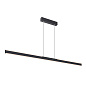 1006188 SLV ONE LINEAR 140 PD PHASE up/down black подвесной линейный светильник — фото 1