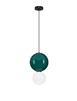 Jasper Porcelain & Glosy Opal Glass Matt Black Metal Base LED 7Watt 220-240Volt 420Lm IP20 3000K D:25 H:249 cm