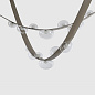 BOSQUE SP7 L3000 GREY/TRANSPARENT Crystal lux BOSQUE Светильник подвесной LED 5W 2800Lm — фото 1