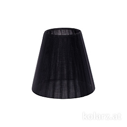 5000.E14.S01.or.Bk Kolarz Shade подвесной светильник колоколообразной формы черный
