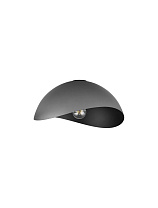 Sandy Black Metal LED E27 1x12Watt 100-240Volt IP20 bulb excluded D: 40 H: 20 cm