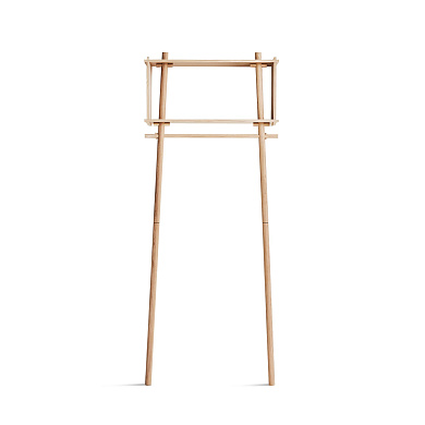 Tojbox wardrobe Small White pigmented oak Woud, полка