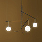 Artemide NH S3 14 SP LED дизайнерский подвес с тремя светящимися шарами — фото 2