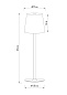 A1614LT-1BK Arte Lamp Fuyue уличный настольный светильник LED 1х2W 180Lm 3000,4500,6000K — фото 2