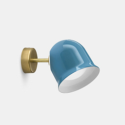 G2D1 Il Fanale Narciso настенный светильник с куполообразным плафоном синего цвета