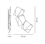 Origami,Wall White 2700K,TRIAC