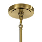 Eastmont 1 Light Mini Pendant Brushed Natural Brass подвесной светильник 52405BNB Kichler — фото 11