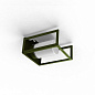 125002109 Roger Pradier Hugy - MODELE N°1 - E27 - DIFFUSEUR OPALE - VERT FOUGERE 109 Накладной потолочный или настенный светильник — фото 1