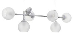 A2150SP-6WG Arte Lamp Gemelli подвесная люстра с шестью плафонами белого цвета