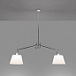 Artemide Tolomeo Basculante SP 2 Bracci 32 подвес с рожками — фото 1