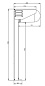153003113 Roger Pradier RP 195 BORNE RP195 T2 N°2 CLAIR NOIR VELOURS 113 Фонарный столб — фото 1