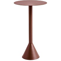 Palissade Cone Table Ø60×H105 см, сталь, порошковая окраска, железно-красный (Iron red) / основание бетон