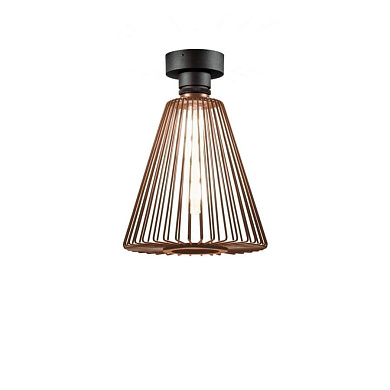 потолочный накладной светильник ржавый