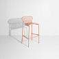 M0745419 WEEK-END Petite Friture Барный стул садовый металлический розовый H80 — фото 1