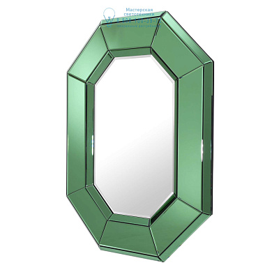 111720 Mirror le Sereno green mirror glass 80 x 106 cm Eichholtz