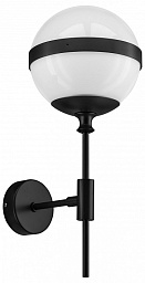 813617 Lightstar Globo настенное бра с шарообразным плафоном черного цвета