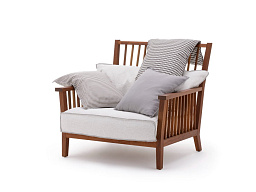 Gervasoni Outdoor Садовое кресло Iroko с подлокотниками Gervasoni