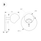 058483 Arlight Светильник SP-OTTORI-WALL-CHARGE-6W Warm3000 (BR, 30 deg, 230V, USB-C) — фото 1