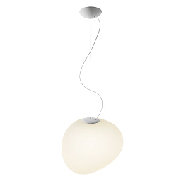 FN1680071E_10 Foscarini Gregg подвесная люстра с матовым стеклянным плафоном округлой формы