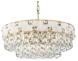 5076/12 Odeon Light Chessi подвесной линейный хрустальный светильник