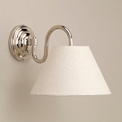 WB0011.NI.EU Downham Bathroom Wall Light, Nickel