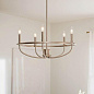Bethel 25" 5 Light Chandelier Brushed Nickel люстра 82371 Kichler — фото 2