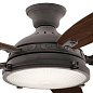 52" Hatteras Bay Fan Weathered Zinc люстра-вентилятор 310018WZC Kichler — фото 6