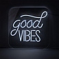 MLN002 Mullan неоновый акриловый светильник Good Vibes, 46 см, IP20 — фото 5